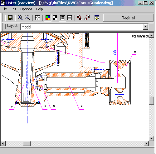CAD View Plugin for Total Commander Screenshot